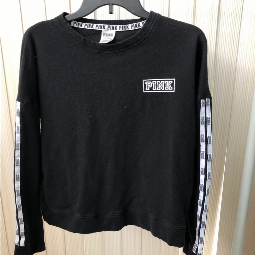 pink vs long sleeve top